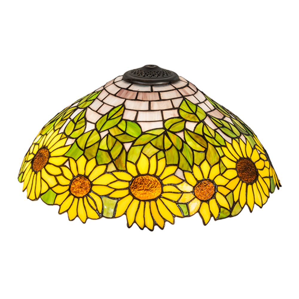 Meyda Lighting 119680 18" Wide Wild Sunflower Shade