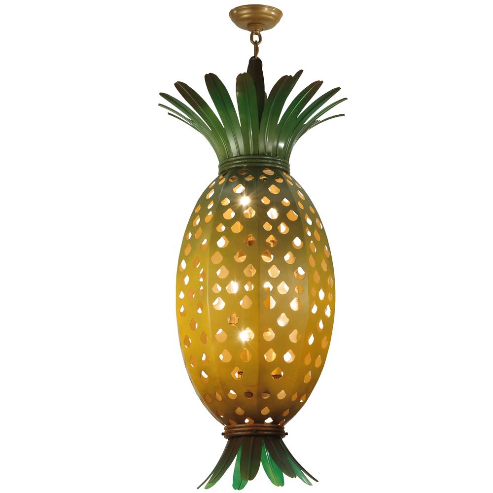 Meyda Tiffany Lighting 120536 15"W Welcome Pineapple Pendant