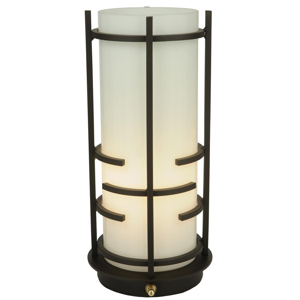 Meyda Tiffany Lighting 121366 12"H Deco Table Lantern