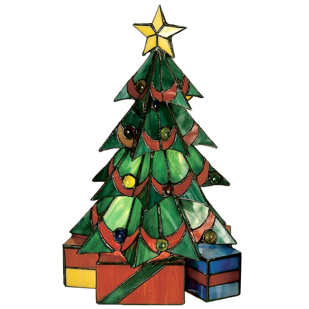 Meyda Tiffany Lighting 12961 16"H Christmas Tree Accent Lamp