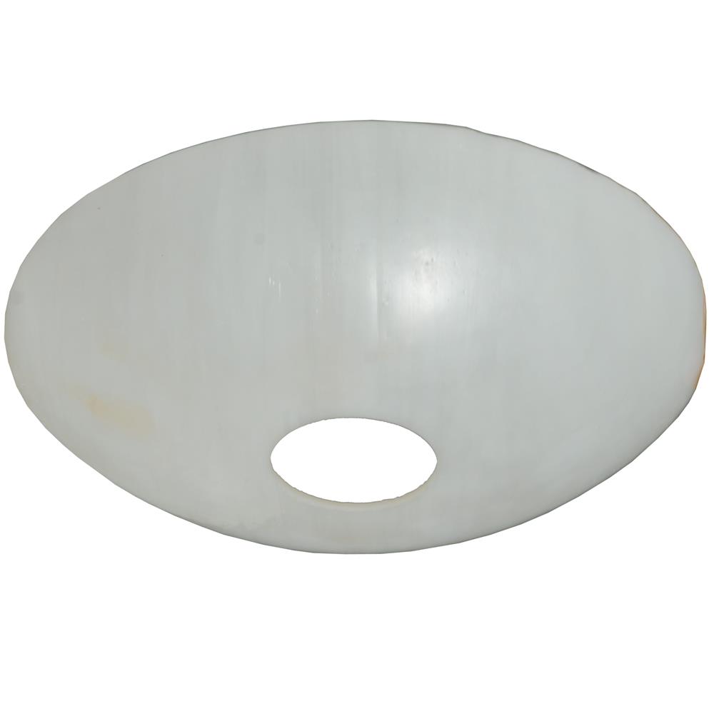 Meyda Tiffany Lighting 130444 7"W X 1.5"H White Bent Glass Bobeche