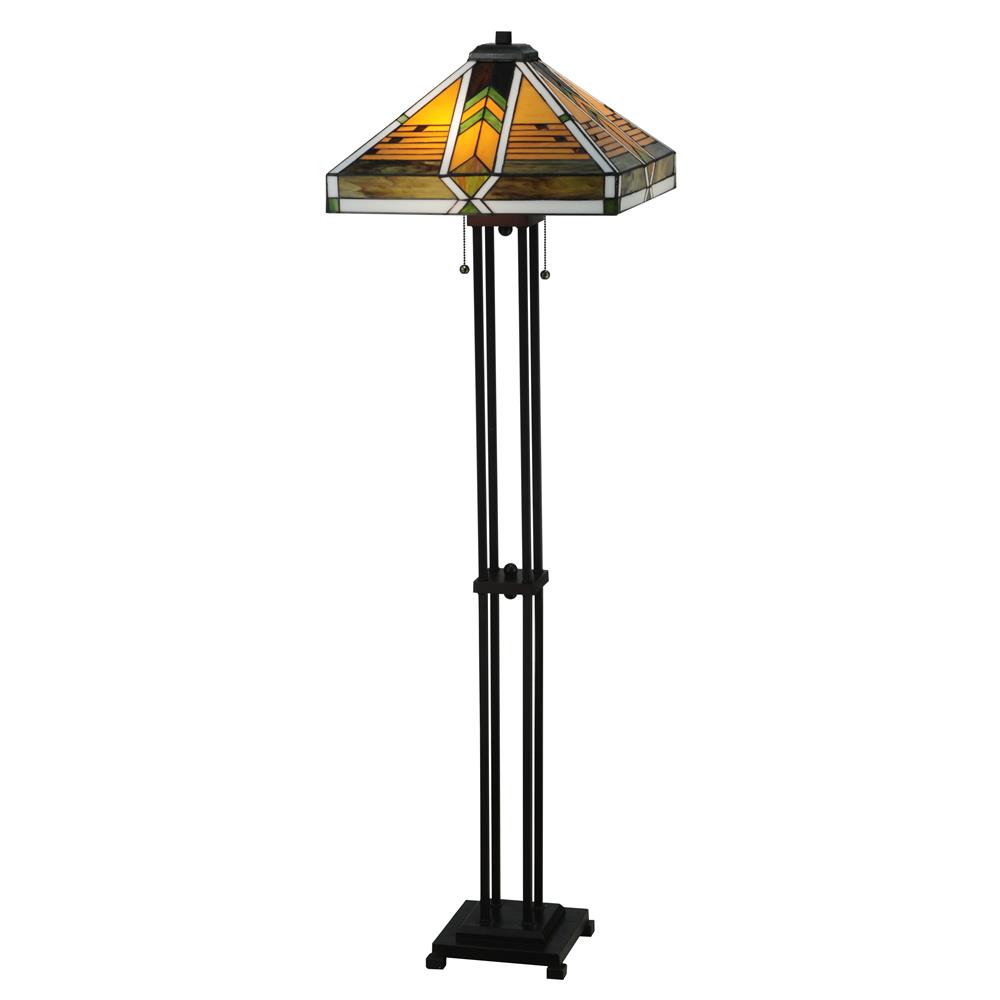 Meyda Tiffany Lighting 130751 56"H Abilene Floor Lamp