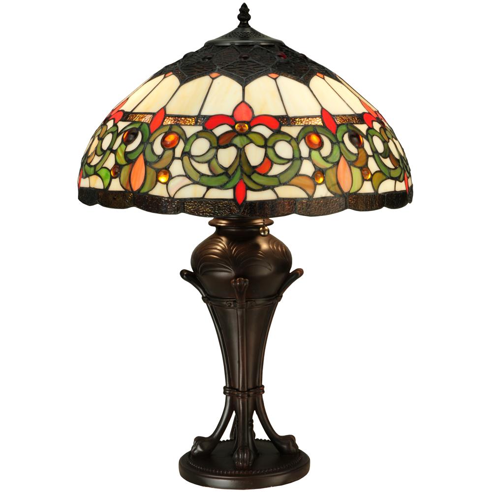 Meyda Tiffany Lighting 130756 26"H Creole Table Lamp