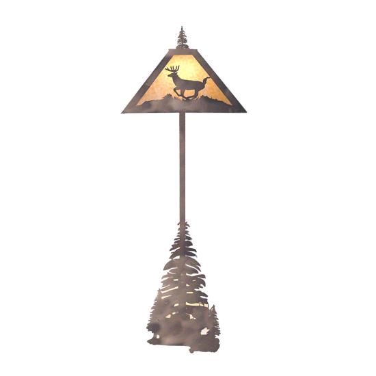 Meyda Tiffany Lighting 13260 74"H Lone Deer Floor Lamp