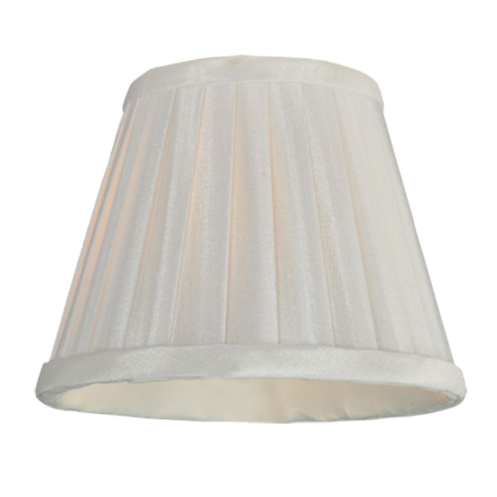 Meyda Lighting 219771 5"W X 4"H Channell Tapered & Pleated Shade