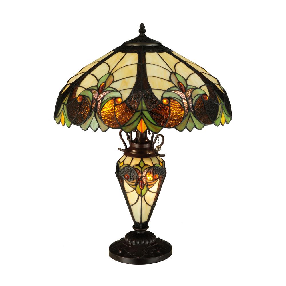 Meyda Tiffany Lighting 134528 25"H Sebastian Table Lamp