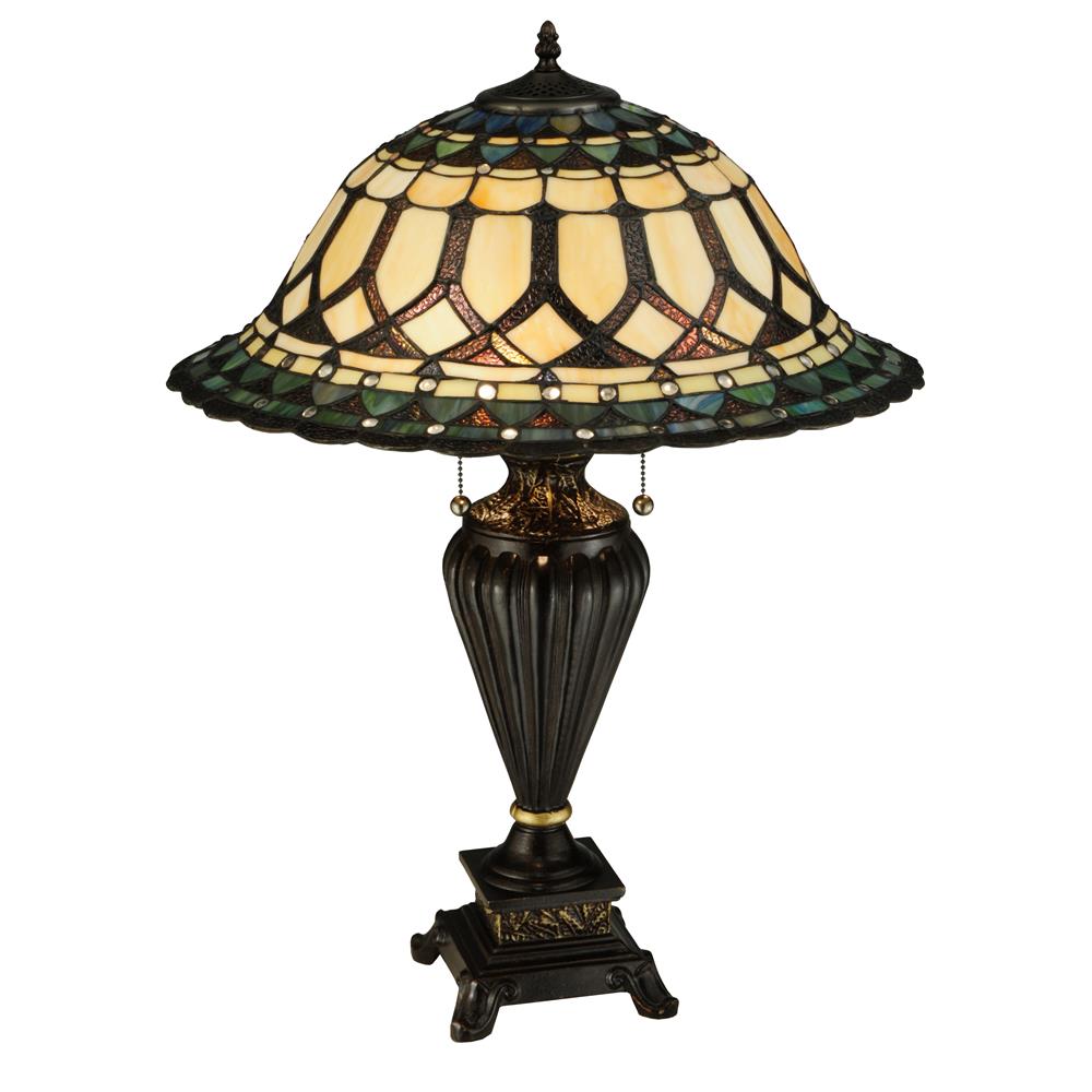 Meyda Tiffany Lighting 134536 28"H Aello Table Lamp