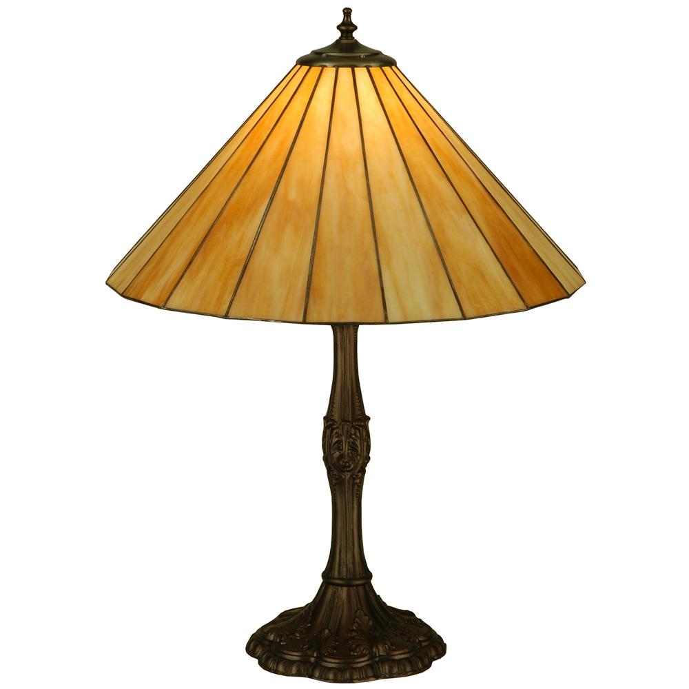 Meyda Tiffany Lighting 137667 26.5"H Duncan Beige Table Lamp