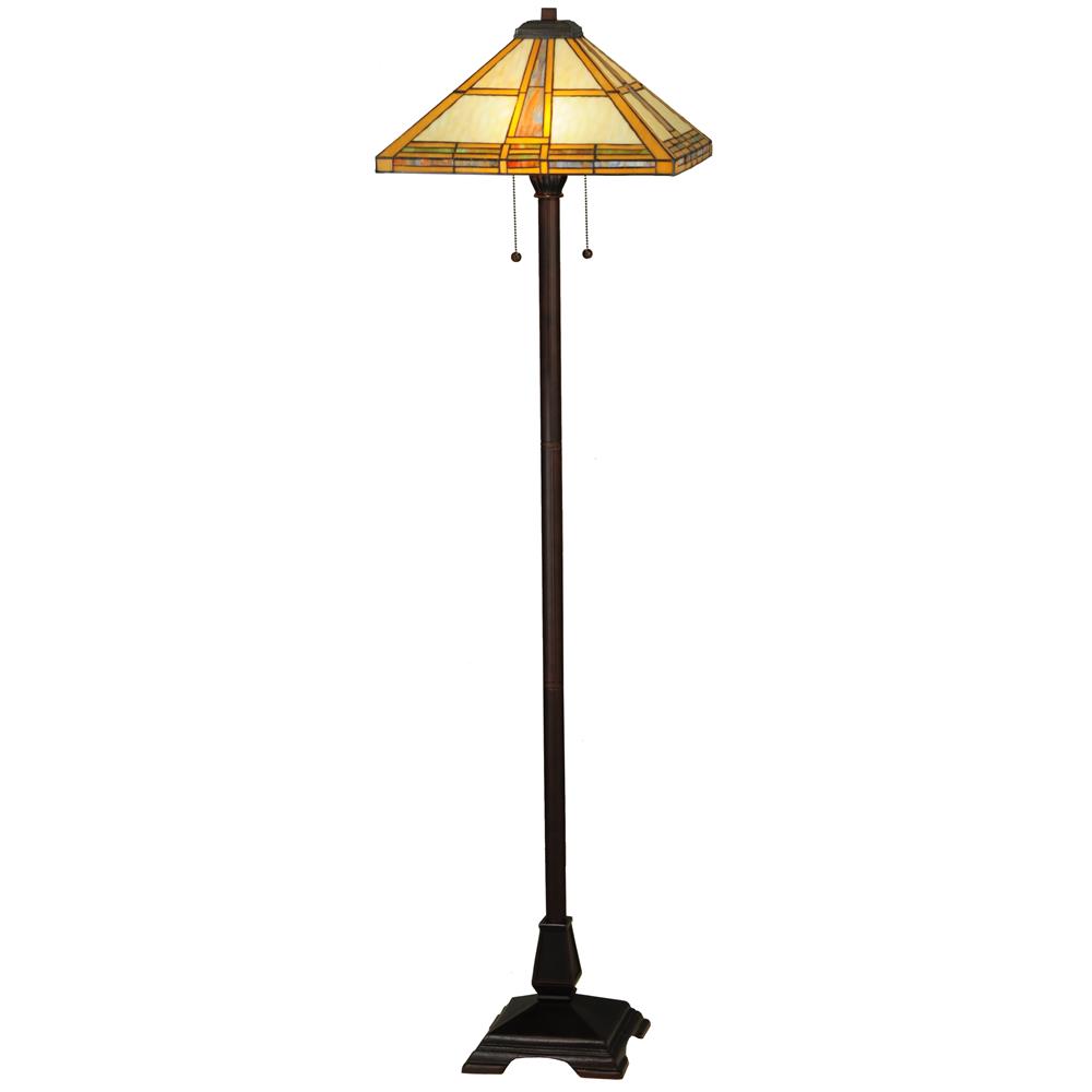 Meyda Tiffany Lighting 138769 62"H Prairie Straw Floor Lamp