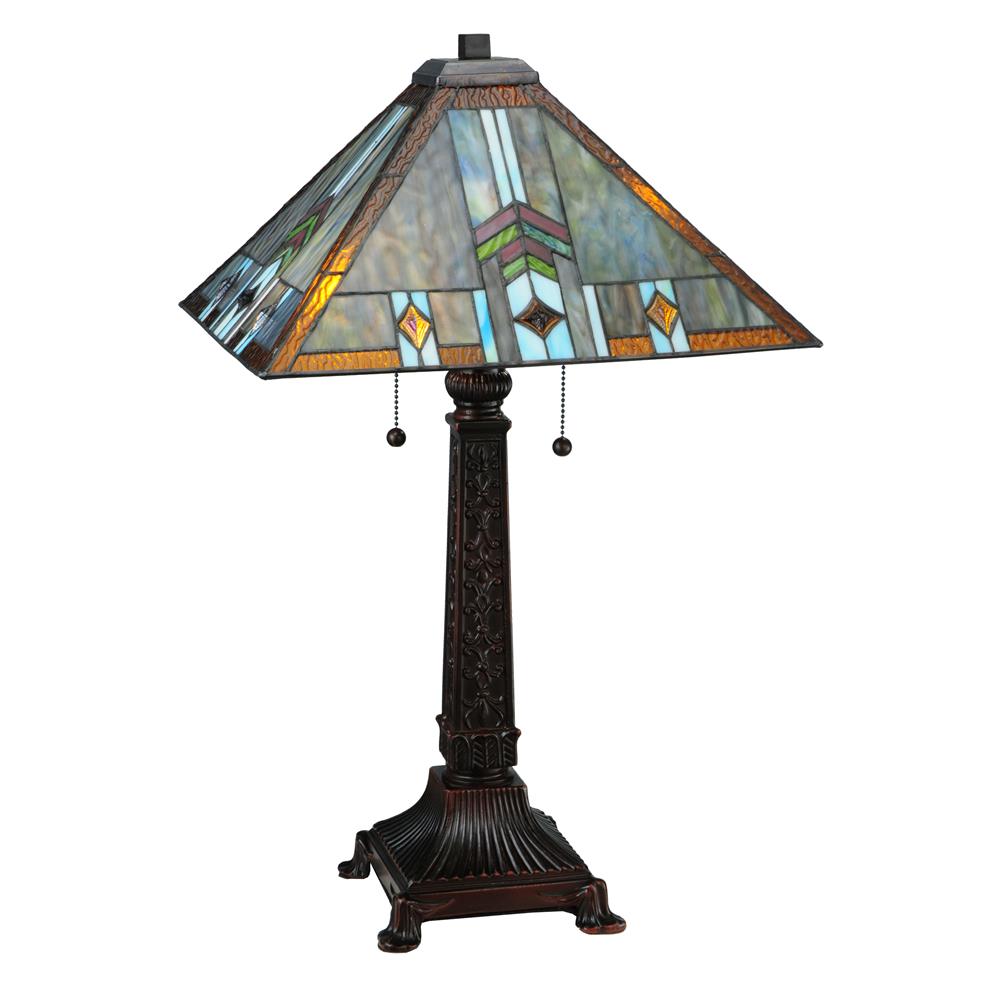 Meyda Tiffany Lighting 138772 26"H Prairie Wheat Sunshower Table Lamp