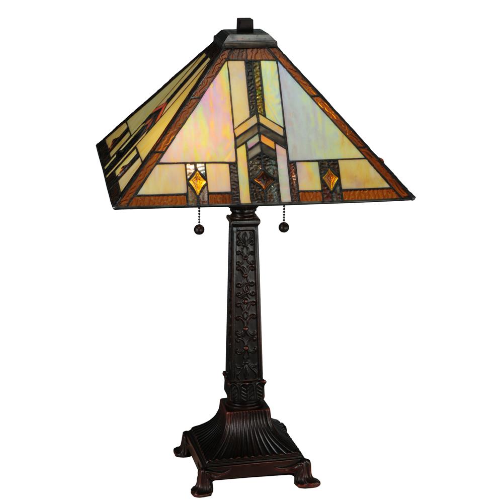 Meyda Tiffany Lighting 138773 26"H Prairie Wheat Harvest Table Lamp