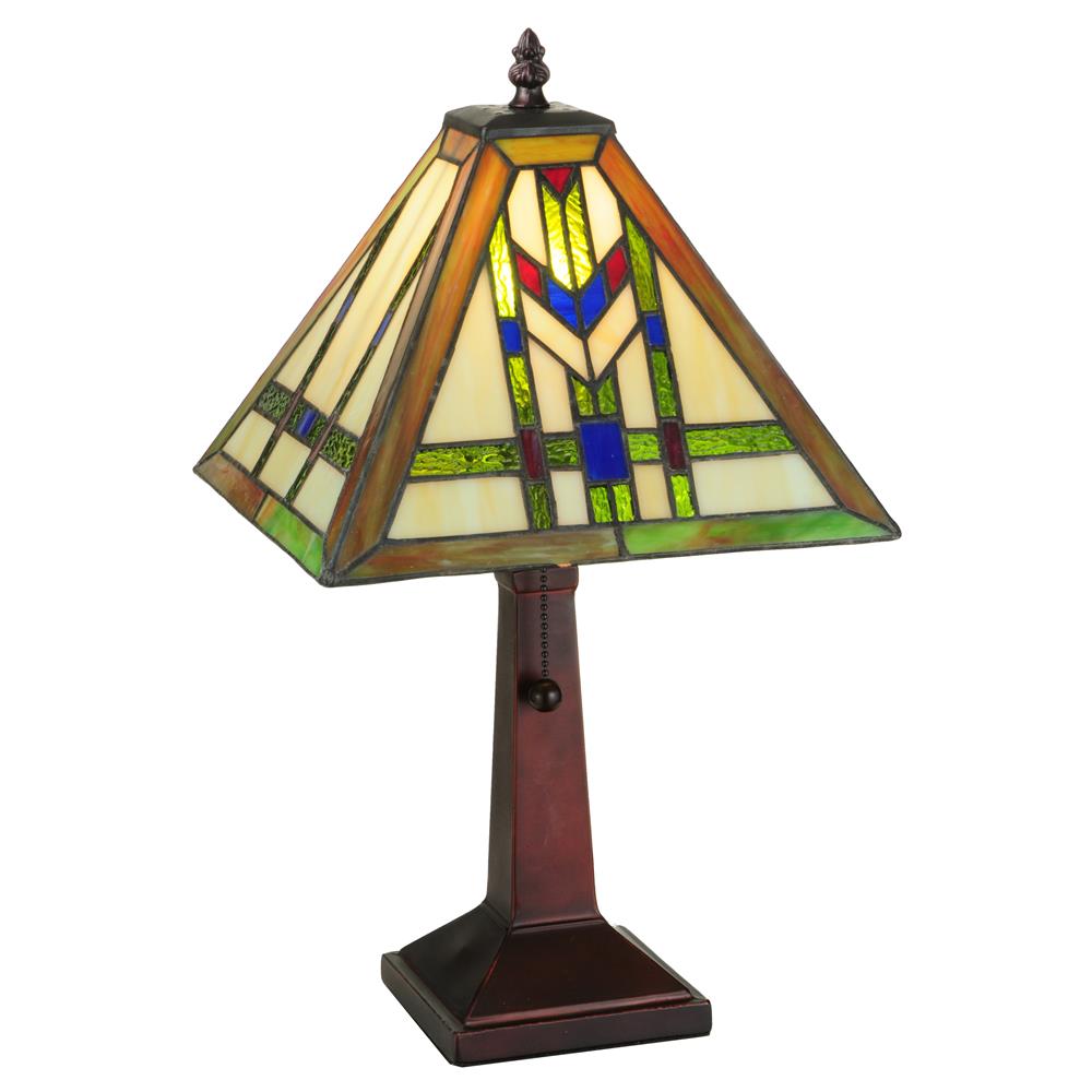 Meyda Tiffany Lighting 139973 17.5"H Prairie Wheat Table Lamp