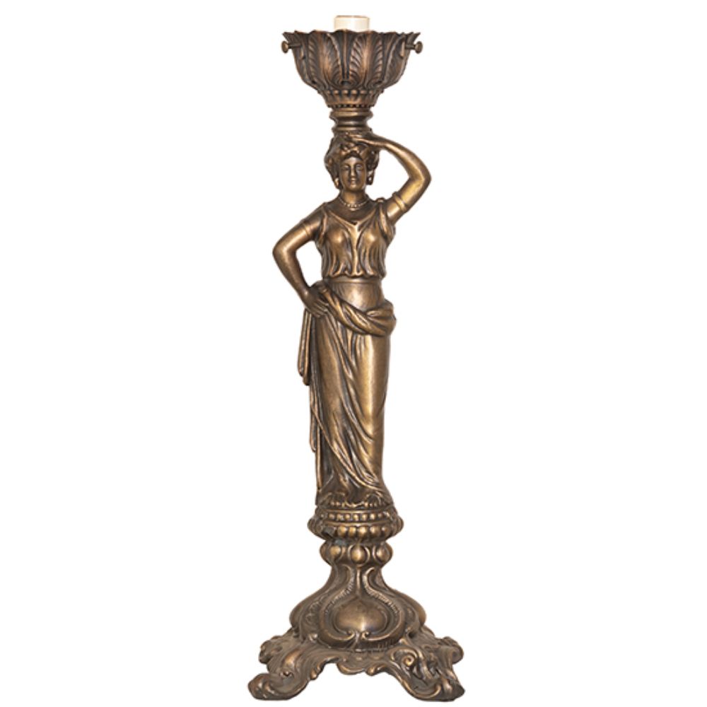 Meyda Lighting 14520 16" High Diana Table Base in Antique Brass