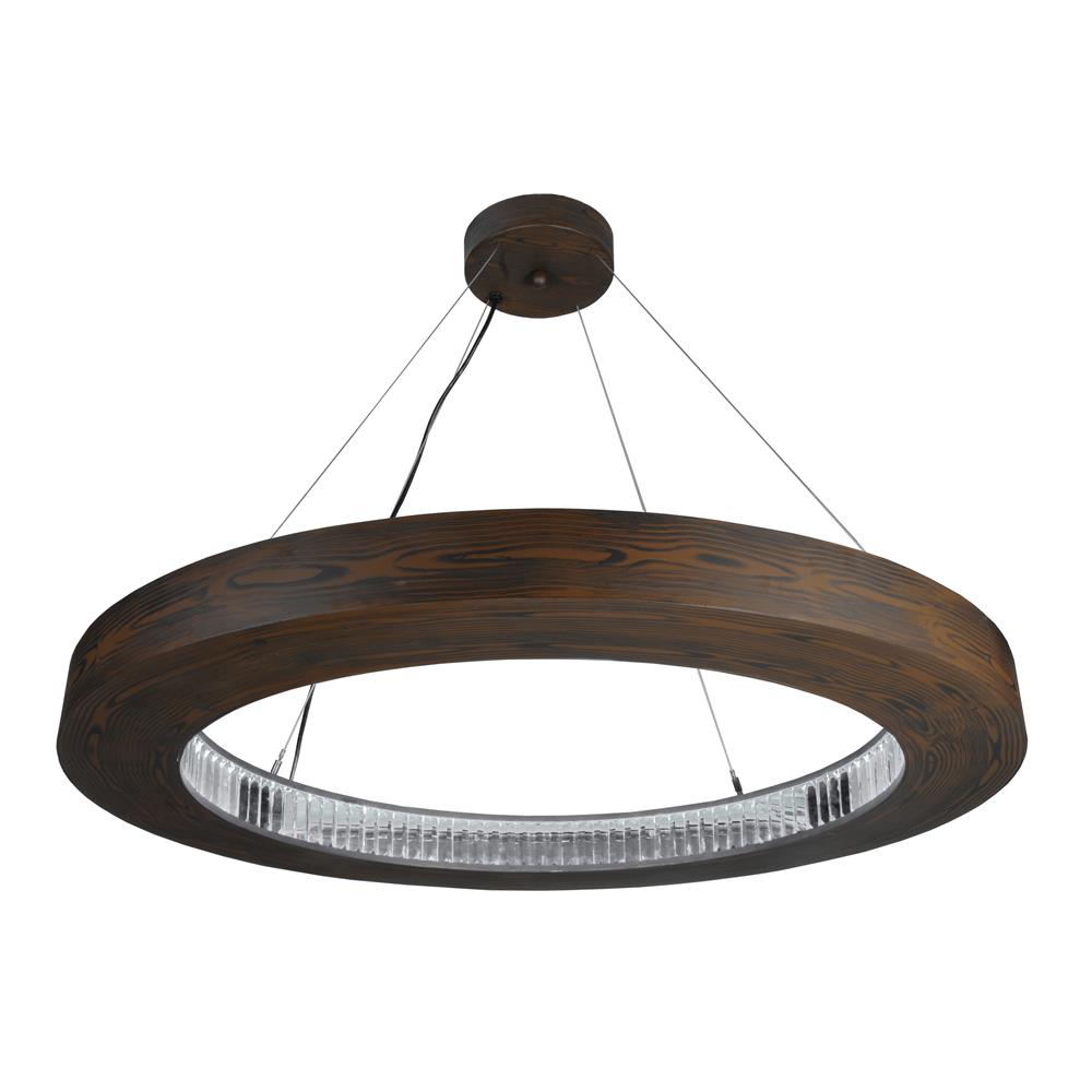 Meyda Lighting 145991 40"W Hickory Treasures LED Pendant