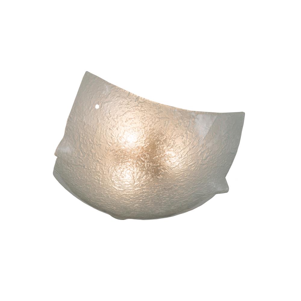 Meyda Lighting 149326 26"w Crinkle Clear Texture Fused Glass Replacement Shade In Meyda Glass Swatch #150966
