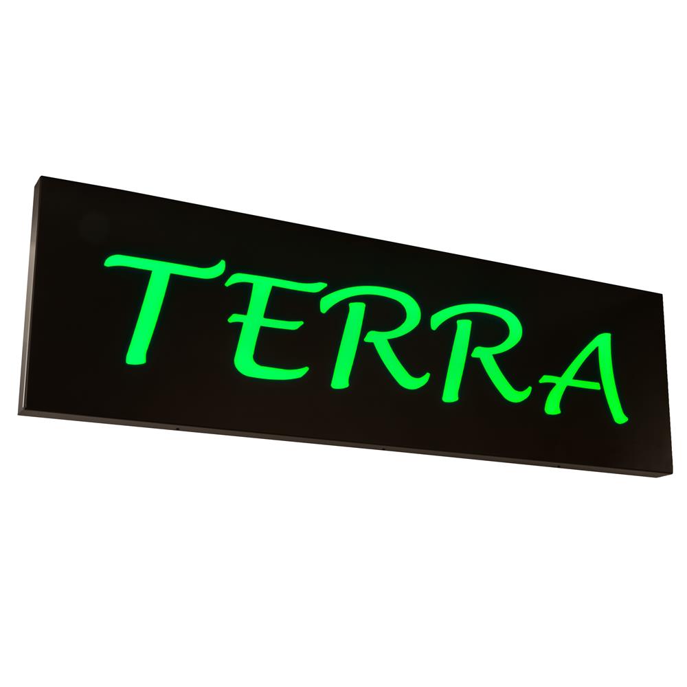Meyda Lighting 152280 70"W Personalized Terra LED Sign