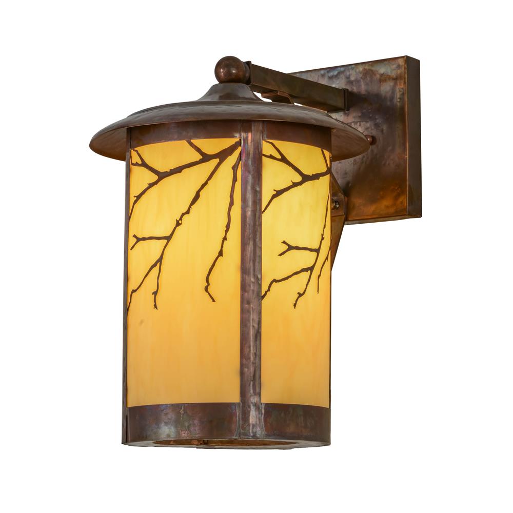 Meyda Lighting 154258 10"W Fulton Branches Solid Mount Wall Sconce