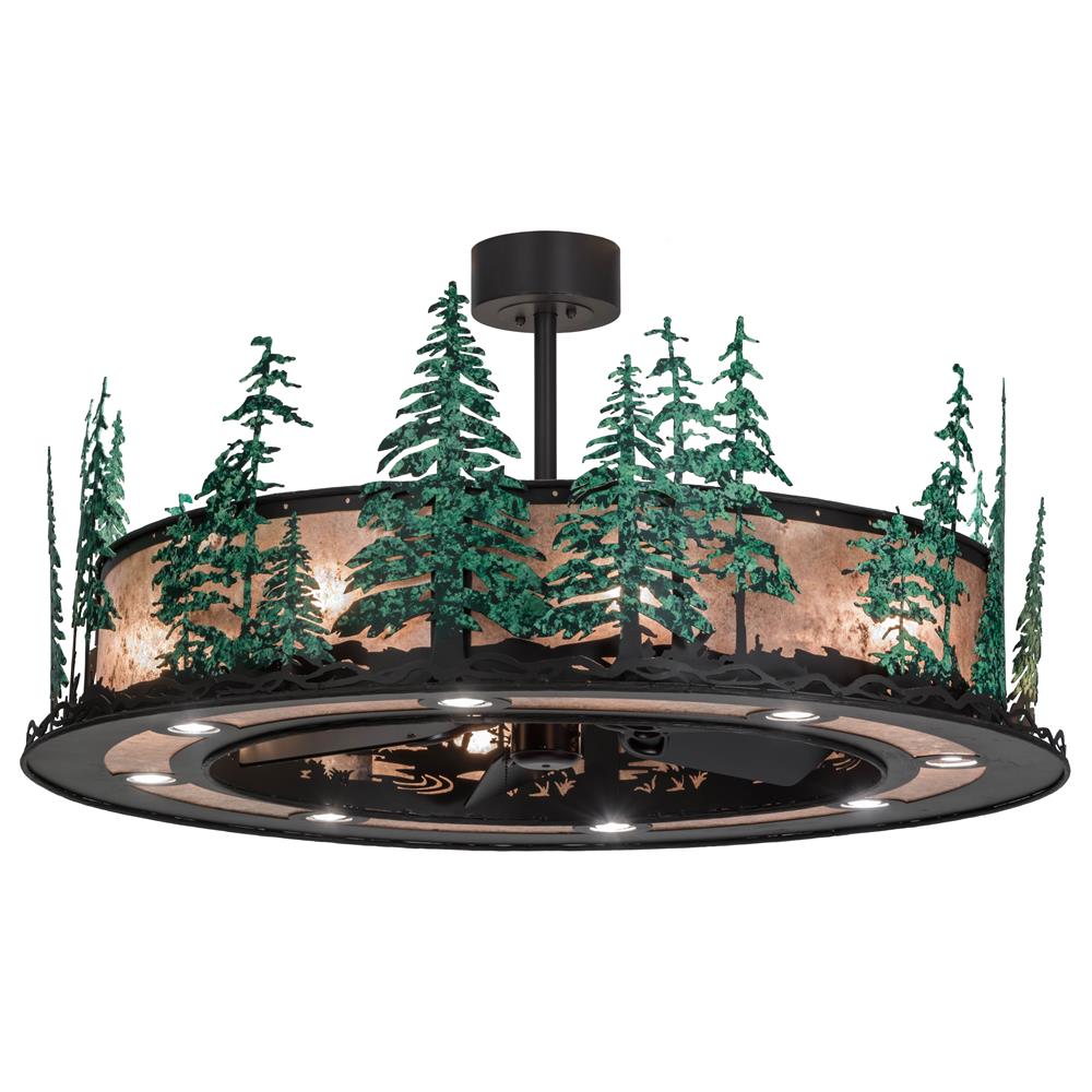 Meyda Lighting 155102 48"W Tall Pines W/Up and Downlights Chandel-Air