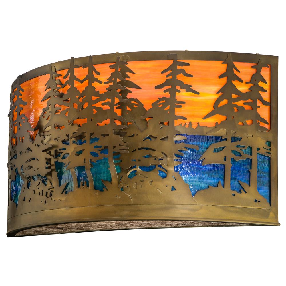 Meyda Lighting 156518 36"W Tall Pines Wall Sconce