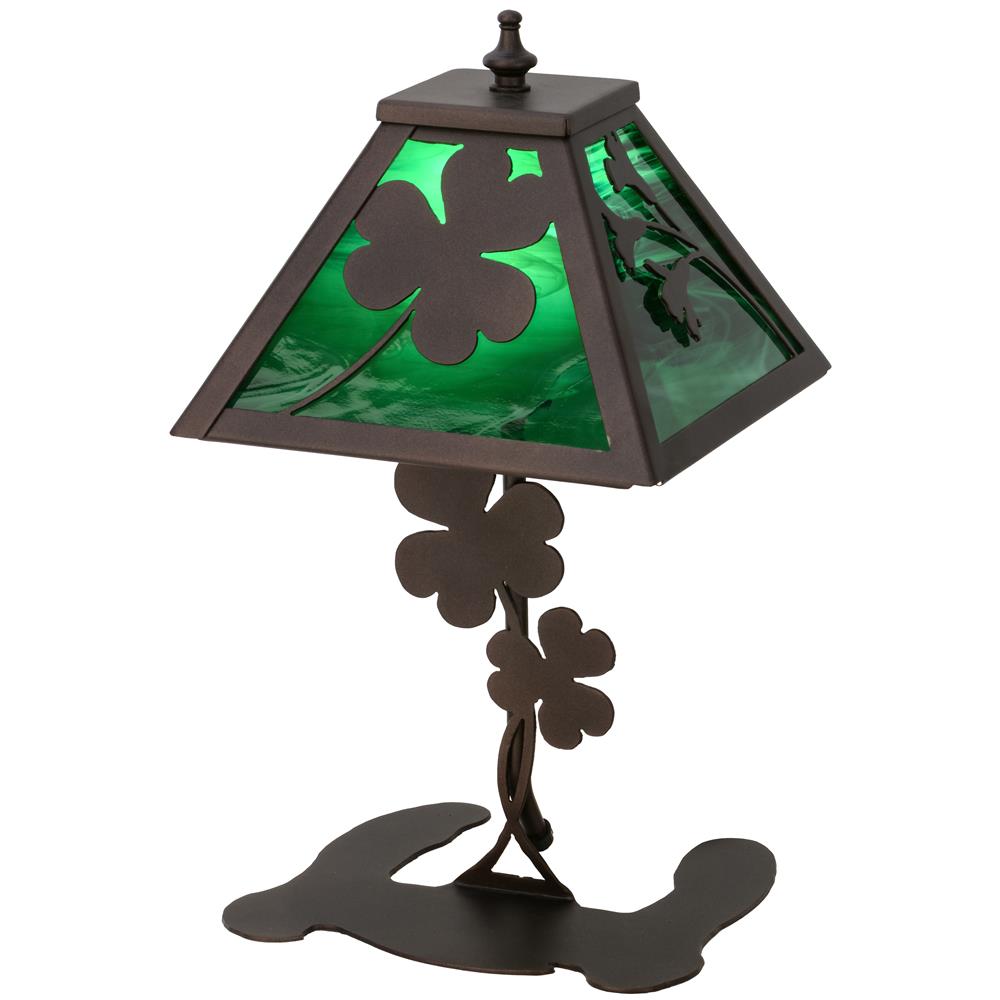Meyda Lighting 156586 14.5"H Shamrock Accent Lamp