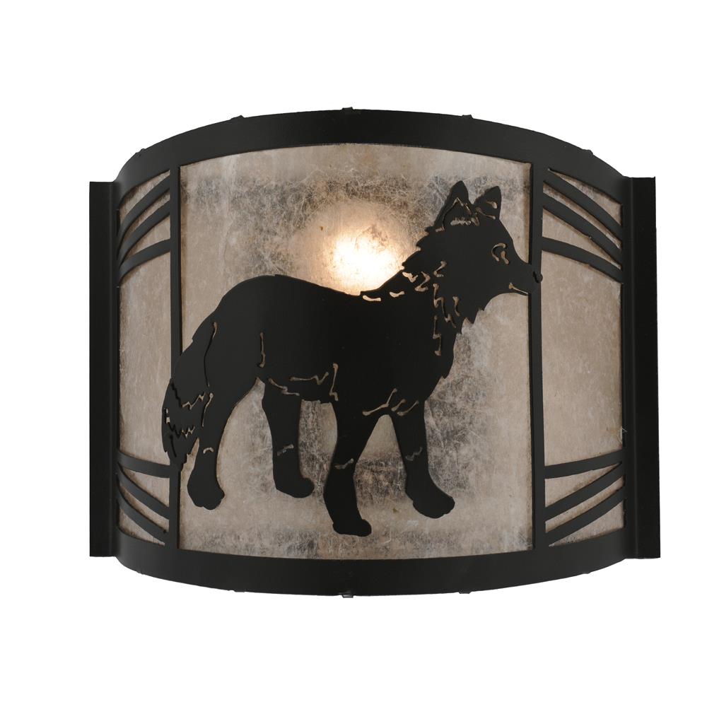 Meyda Lighting 157302 12"W Fox on the Loose Right Wall Sconce