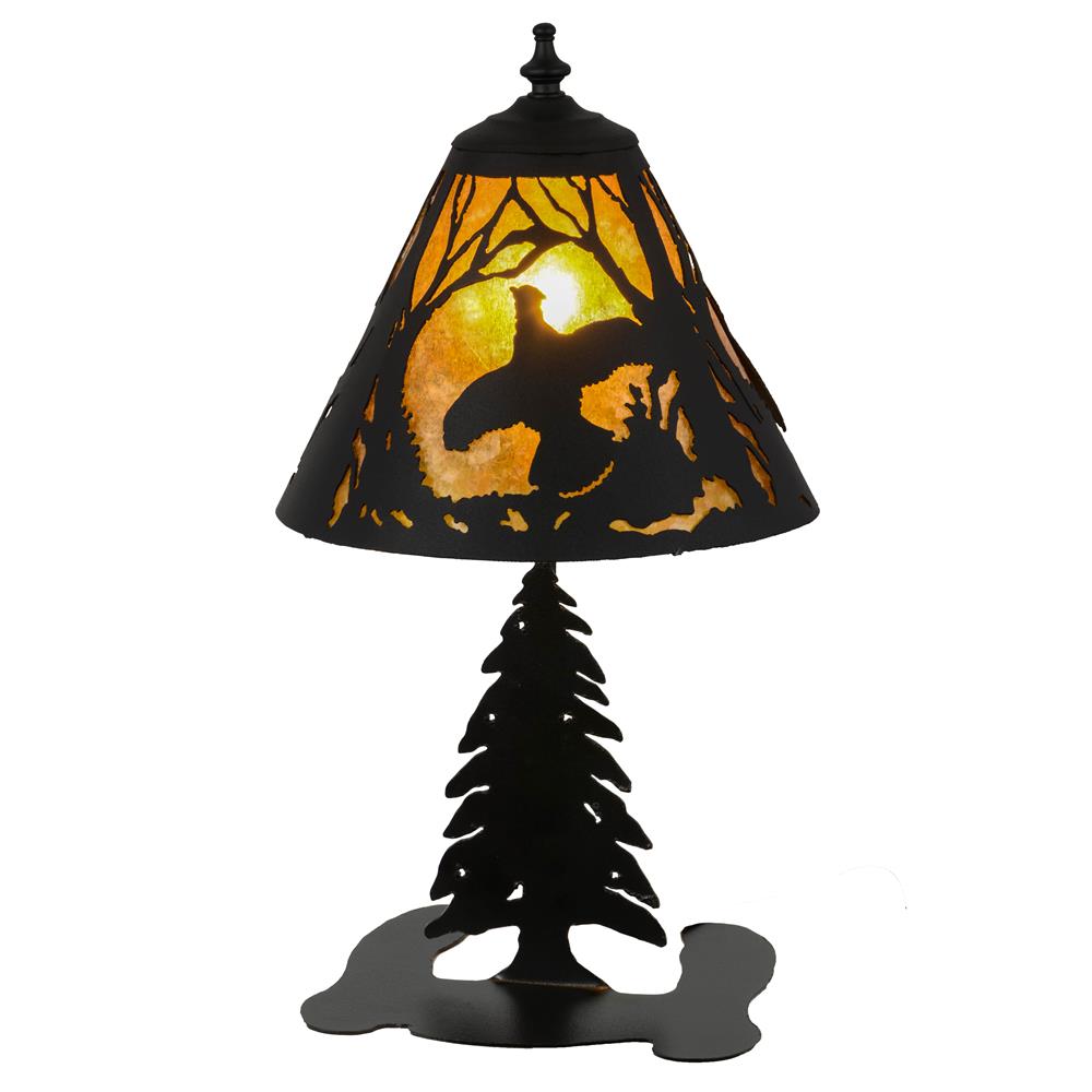 Meyda Lighting 158357 17"H Ruffed Grouse Accent Lamp