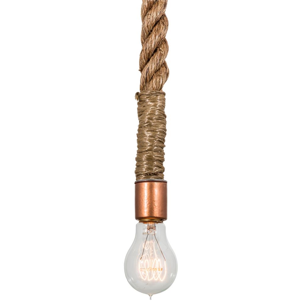 Meyda Lighting 160905 5"W Rope Mini Pendant