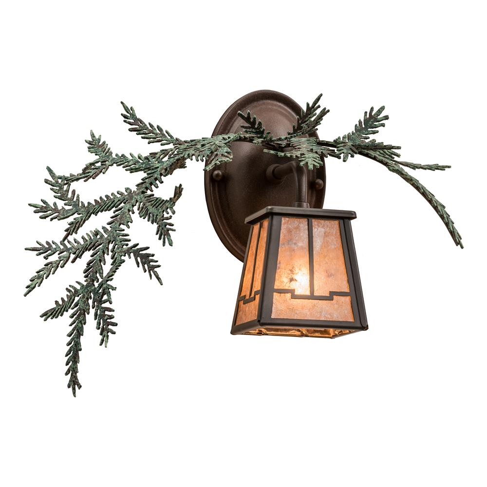 Meyda Lighting 164590 16"W Pine Branch Valley View Left Wall Sconce