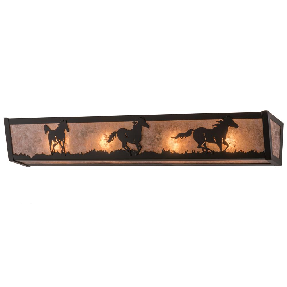 Meyda Lighting 165969 30"W Running Horses Vanity Light