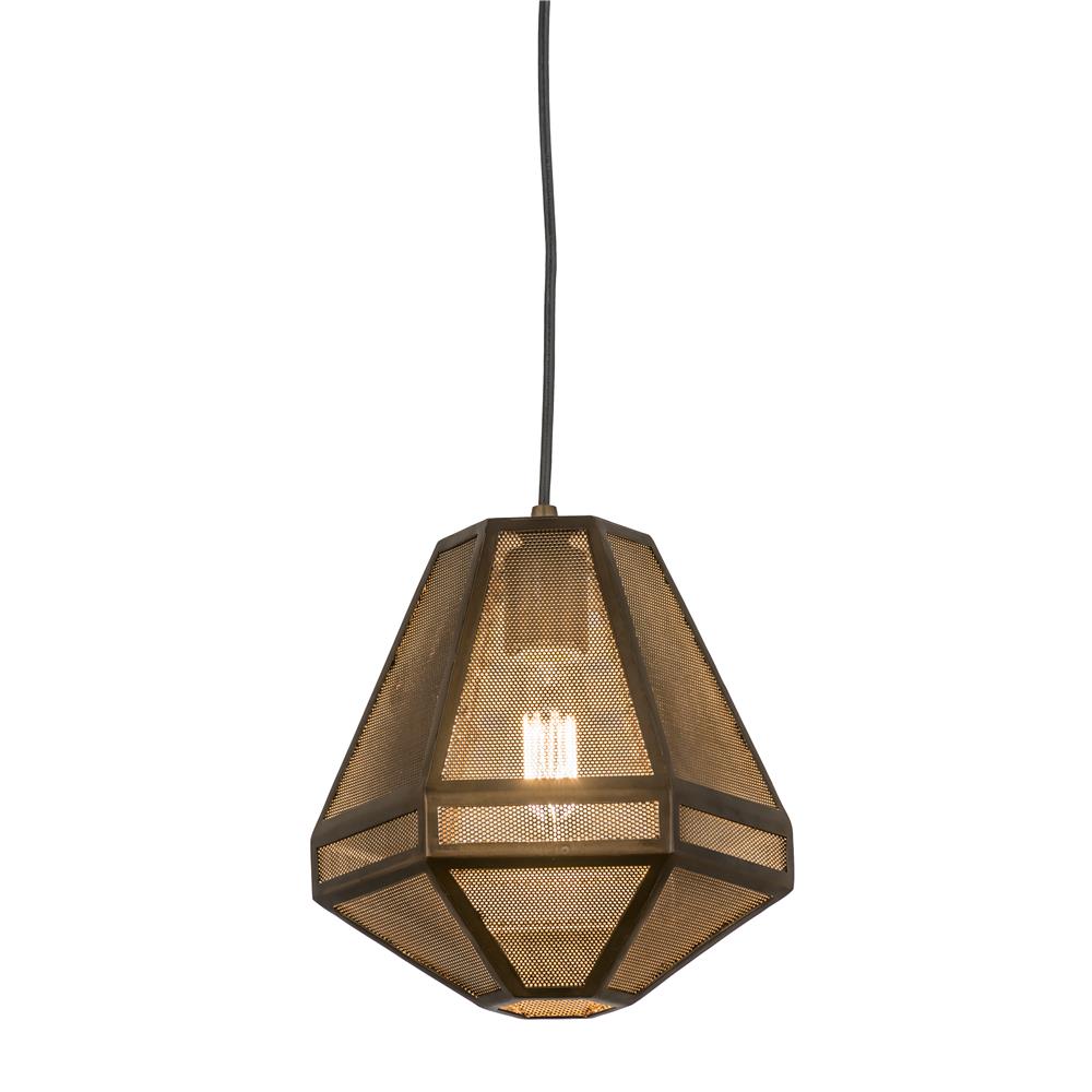 Meyda Lighting 173078 10"w Nidos Struttura Pendant In Antique Copper