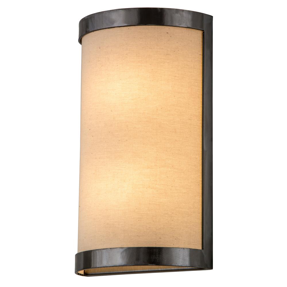Meyda Lighting 181564 8"w Cilindro Prime Wall Sconce In Satin Clear (3satcl)