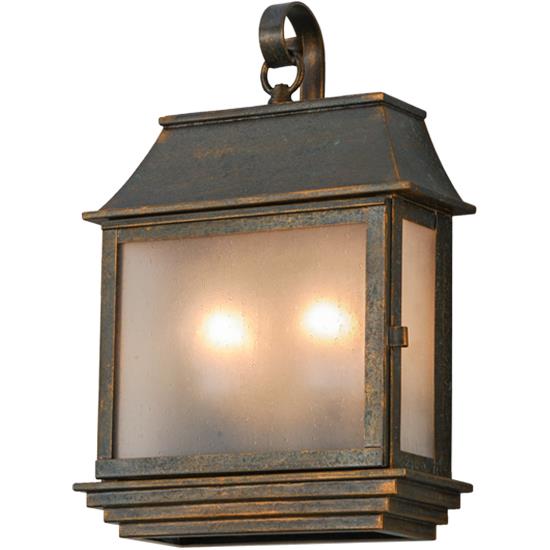 Meyda Lighting  182587 10"w Bastille Pocket Lantern Wall Sconce