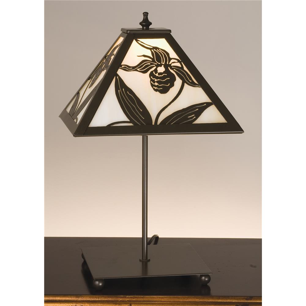 Meyda Tiffany Lighting 18792 Lady Slipper Table Lamp, Timeless Bronze