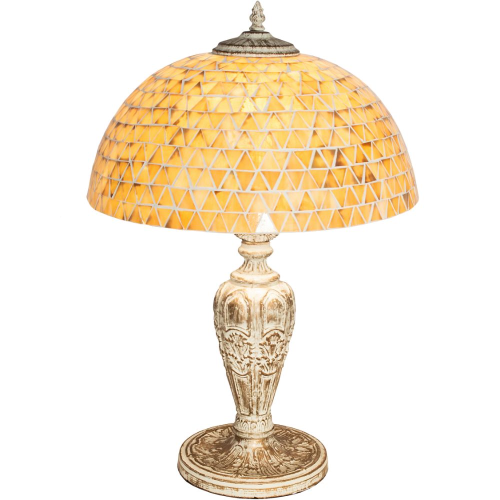Meyda Lighting 189411 24" High Mosaic Dome Table Lamp