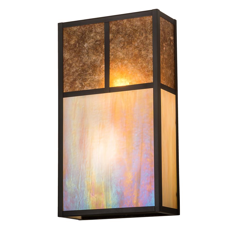 Meyda Lighting 194854 10"Wide Hyde Park "T" Mission Wall Sconce