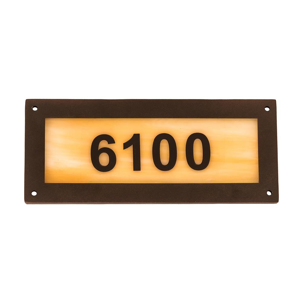 Meyda Lighting 195162 9.5" Wide Personalized Number Plate