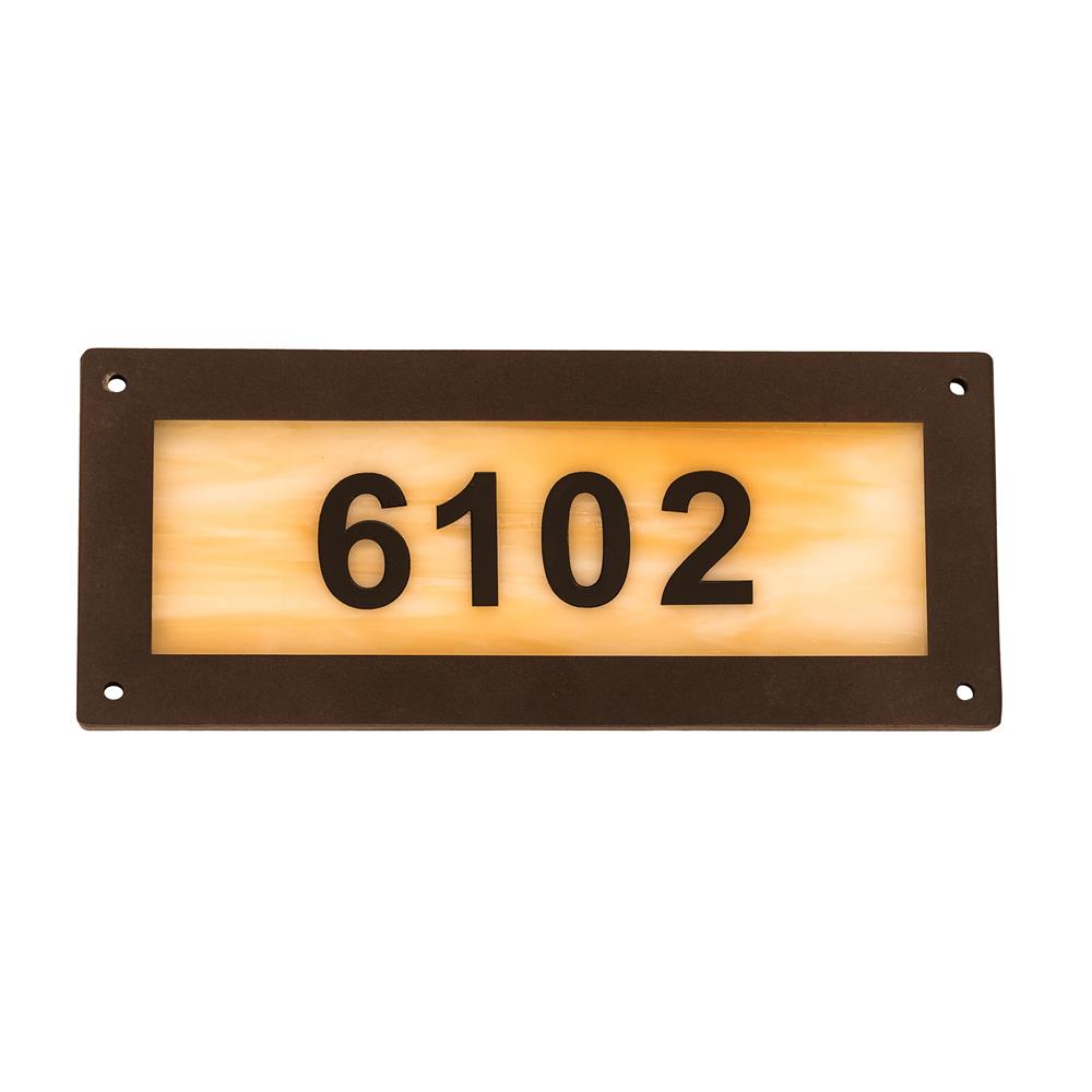 Meyda Lighting 195165 9.5" Wide Personalized Number Plate