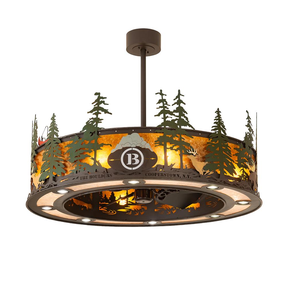 Meyda Lighting 199703 44" Wide Tall Pines Personalized Chandel-Air