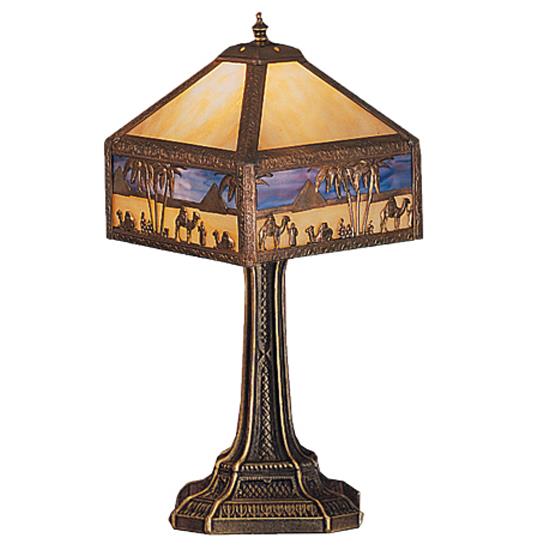 Meyda Lighting 200205 19.5" Wide Camel Mission Accent Lamp