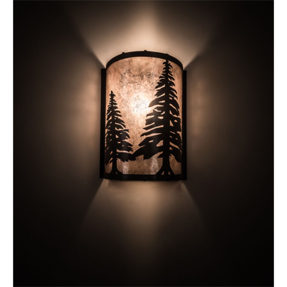 Meyda Lighting 200683 8" Wide Tall Pines Wall Sconce in TIMELESS BRONZE