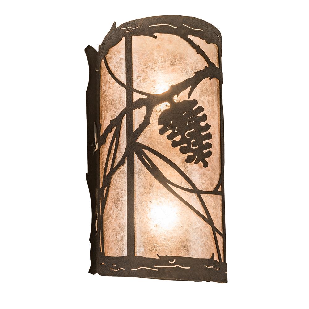 Meyda Lighting 200851 8" Wide Whispering Pines Wall Sconce