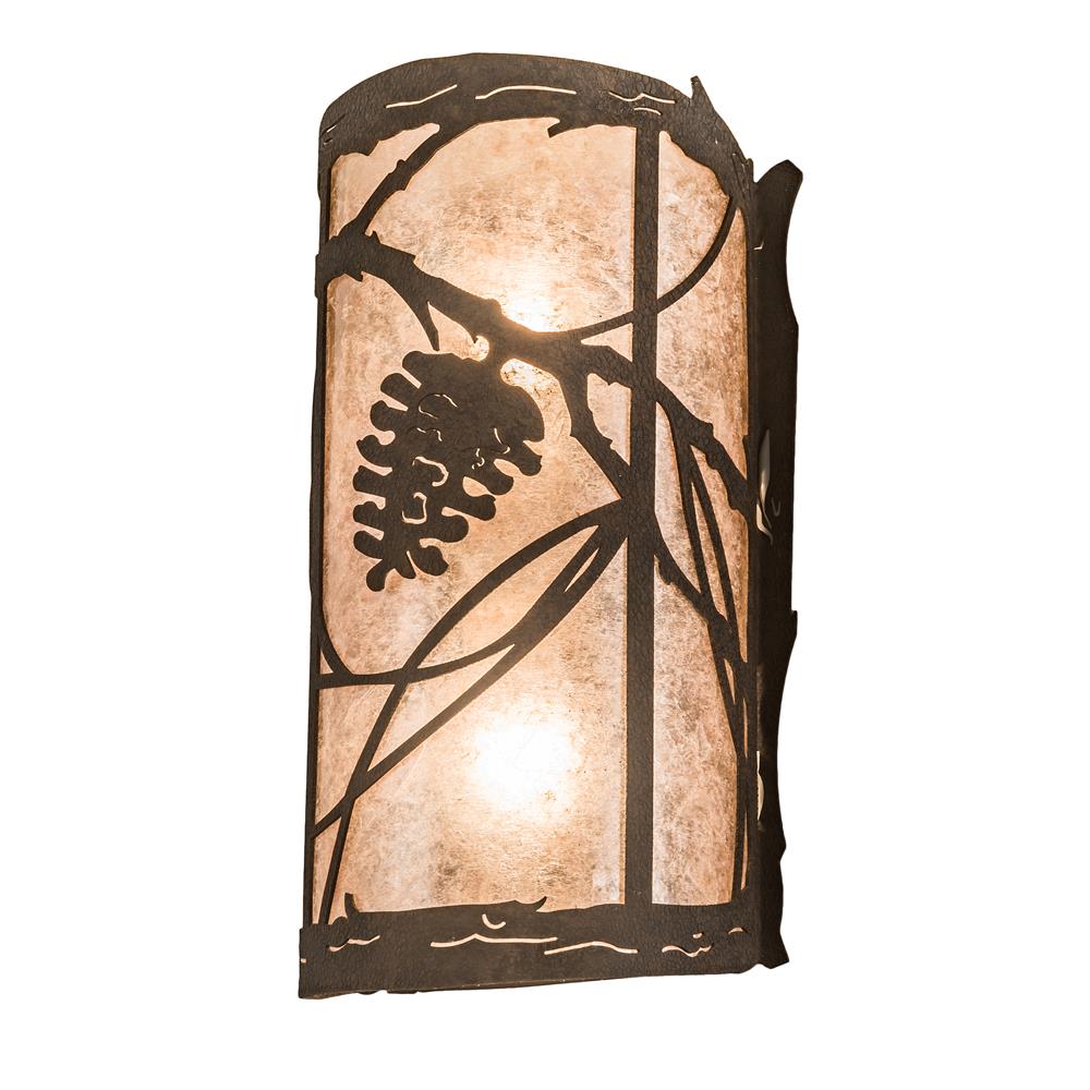 Meyda Lighting 200852 8" Wide Whispering Pines Wall Sconce