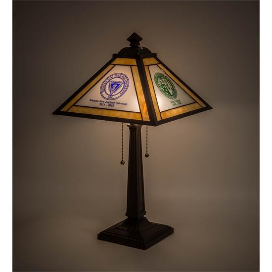 Meyda Lighting 204324 18" Wide Personalized Graduation Present Table Lamp