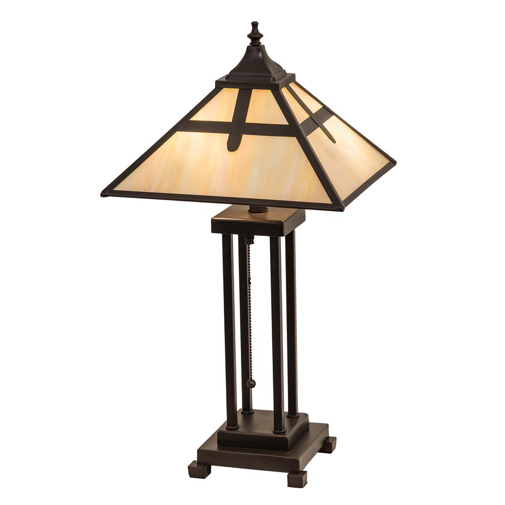 Meyda Lighting 204495 24" High Cross Mission Table Lamp