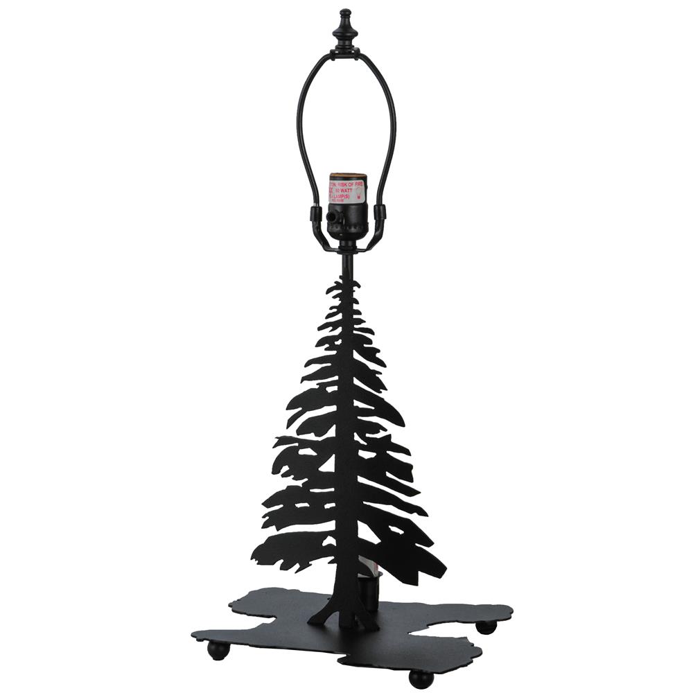 Meyda Lighting 20491 14"H Tall Pines W/Lighted Base Table Base