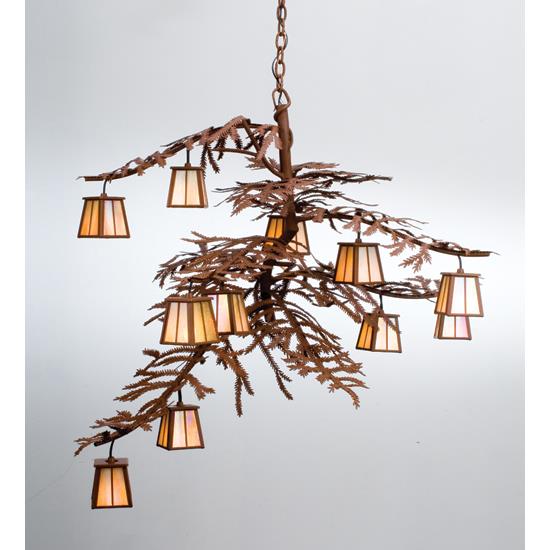 Meyda Lighting 205623 48" Wide Pine Branch 12 Light Chandelier