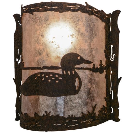 Meyda Lighting 205680 9" Wide Loon Right Wall Sconce