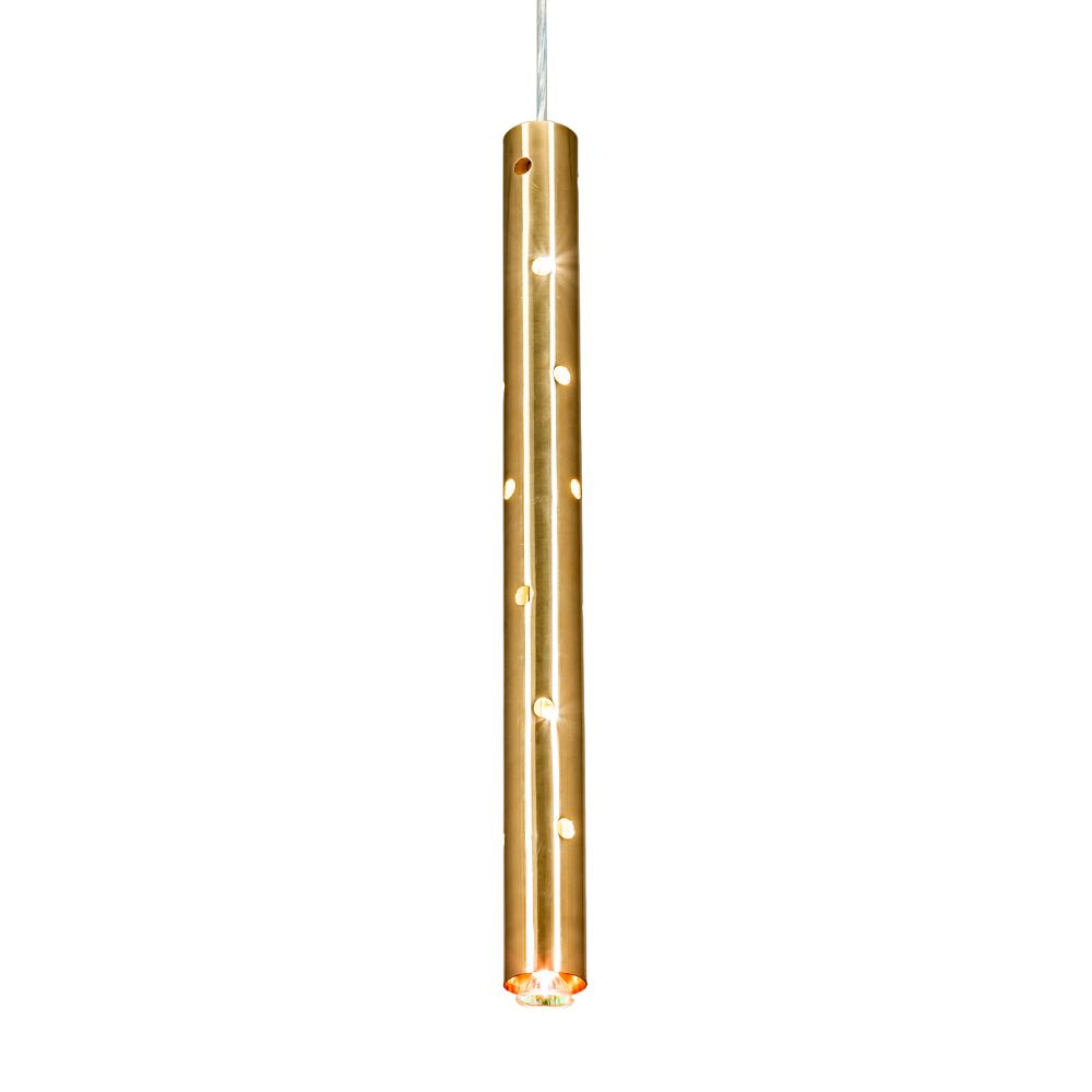 Meyda Lighting 216637 2" Wide Emmentaler Pendant In  Brass Tint