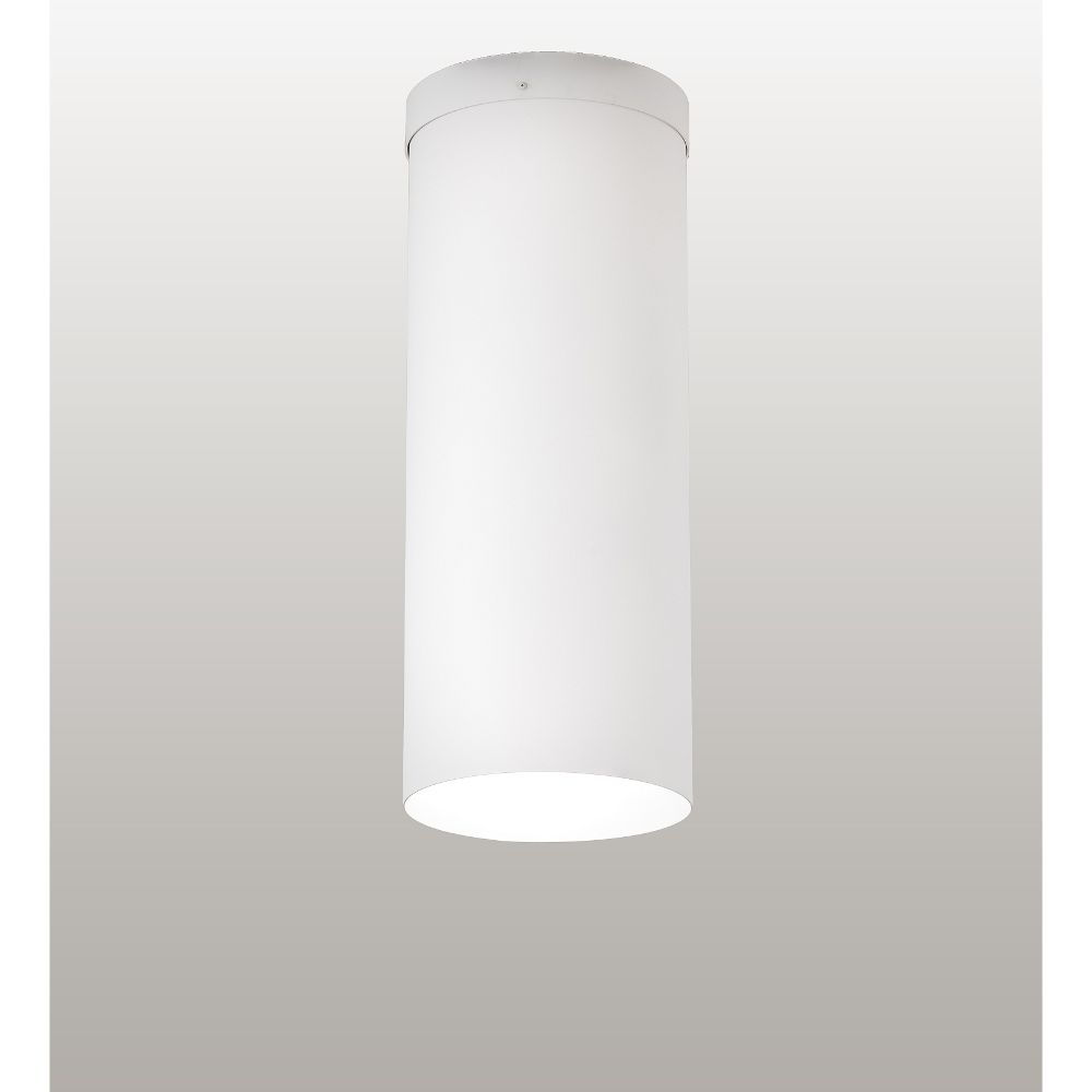 Meyda Lighting 218170 12" Wide Cilindro Flushmount In White 