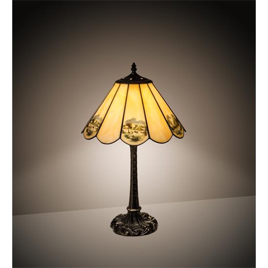 Meyda Lighting 218838 21" High Americana Table Lamp